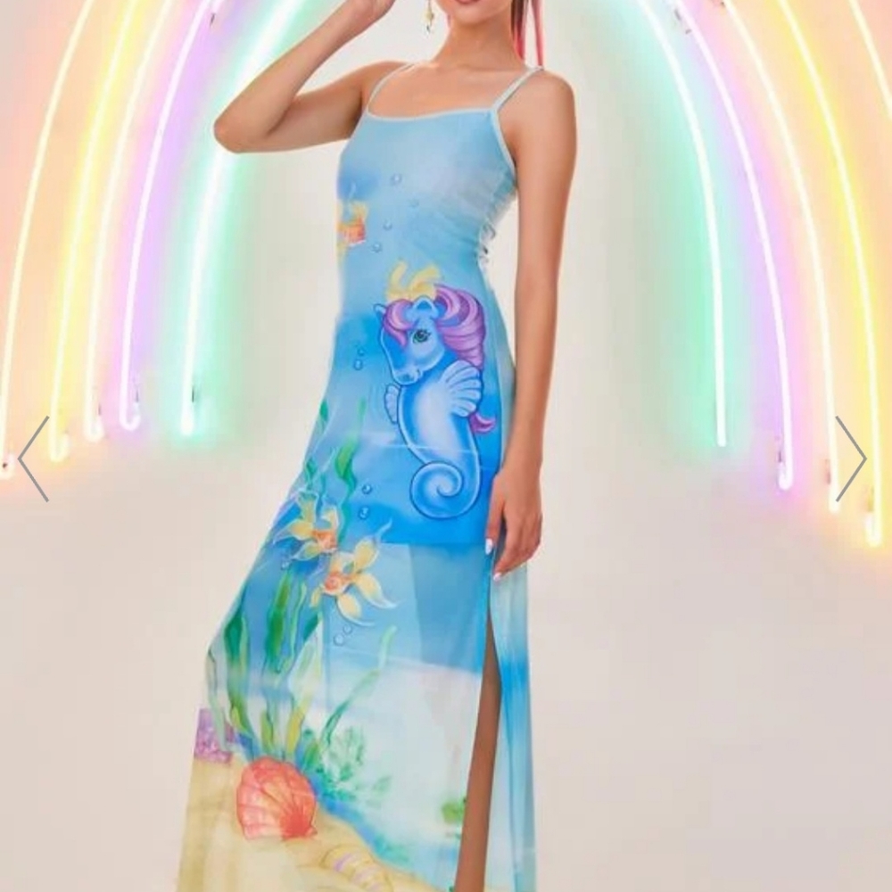 Dolls kill brand new my little pony cover-up dress